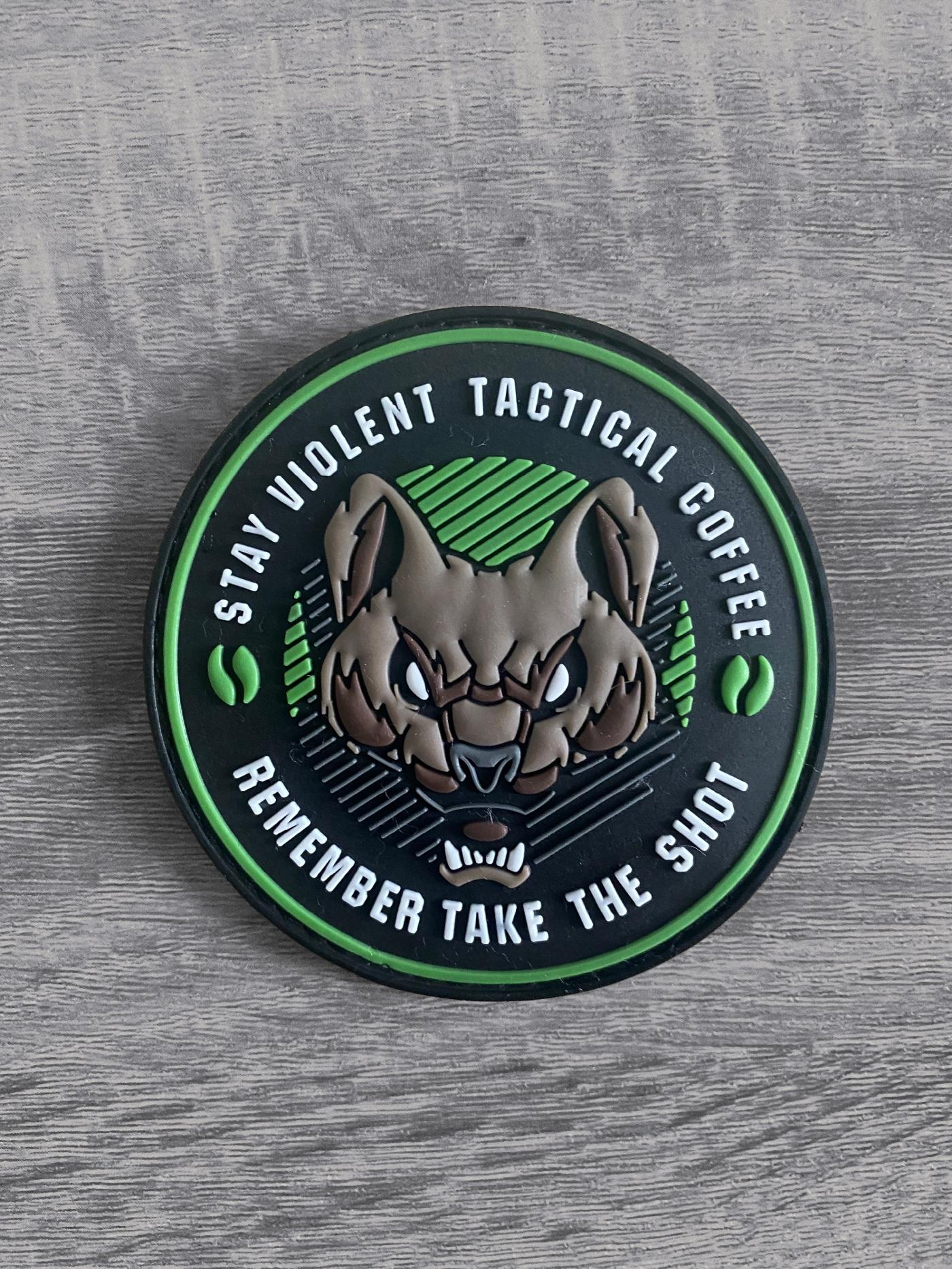 Stay Violent Tactical Coffee PVC Morale Patches